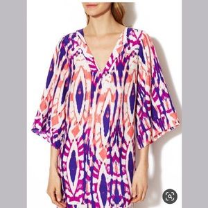Alice & Trixie silk 3/4 length sleeve tunic dress